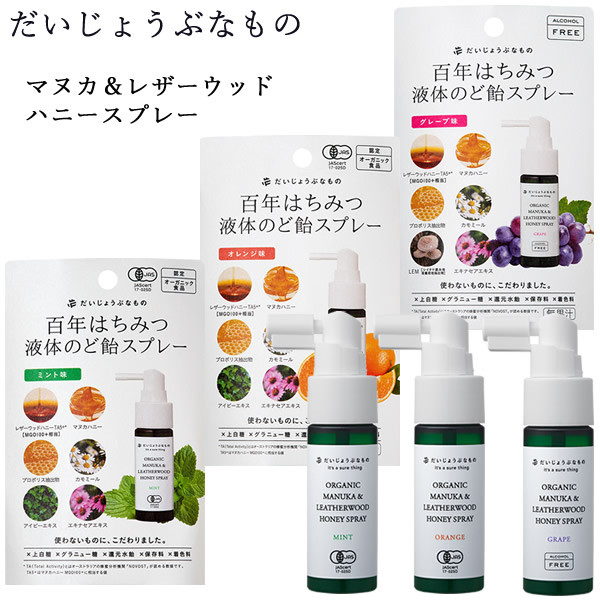 だいじょうぶなものシリーズ入荷